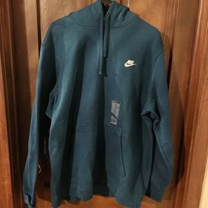 Nike dark teal hoodie